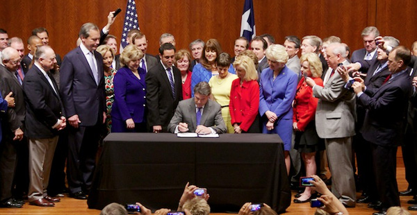 Gov. Perry signs abortion bill