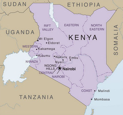 kenya map400