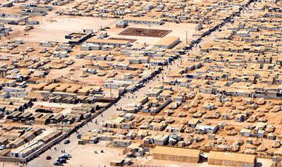 zaatari camp aerial400