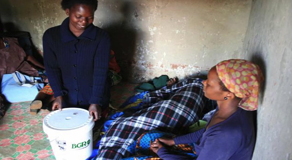 Hospice kit buckets bring comfort in Africa