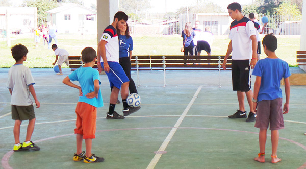 DBU men’s soccer team ministers in Brazil