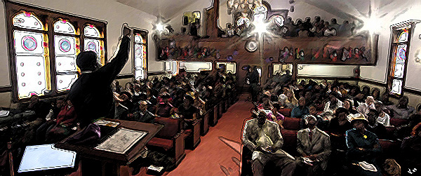How and why is community action integrally woven into the tapestry of African-American churches?