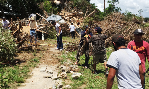 Around the State: BUA students help Wimberley in flood clean-up