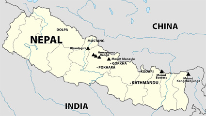 nepal map425