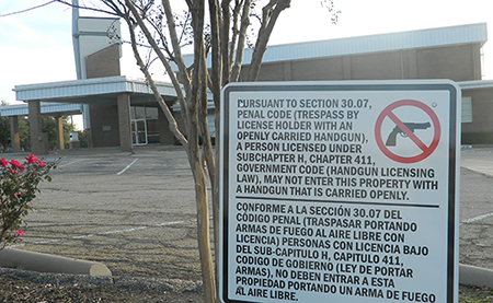 concealed carry sign 450