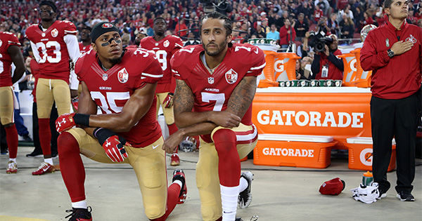 Kaepernick kneeling