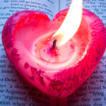 heart candle