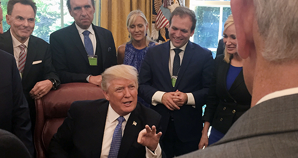 Trump discussed transgender ban with evangelicals at White House meeting