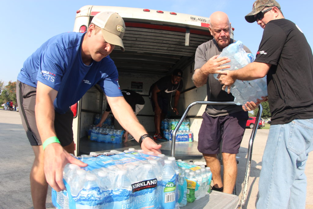 Buckner assessing, picking up in Hurricane Harvey aftermath