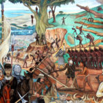 Exploitation of Mexico by Spanish Conquistadors by Diego Rivera